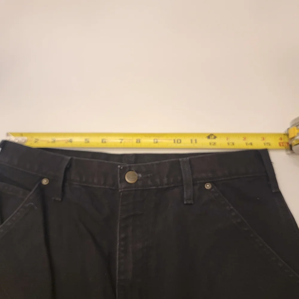 Carhartt Loose Straight Washed Duck Double-Front Jeans Black B136 Men's 30x29 - Picture 13 of 16